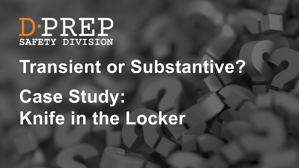 Case Study: Knife in the Locker